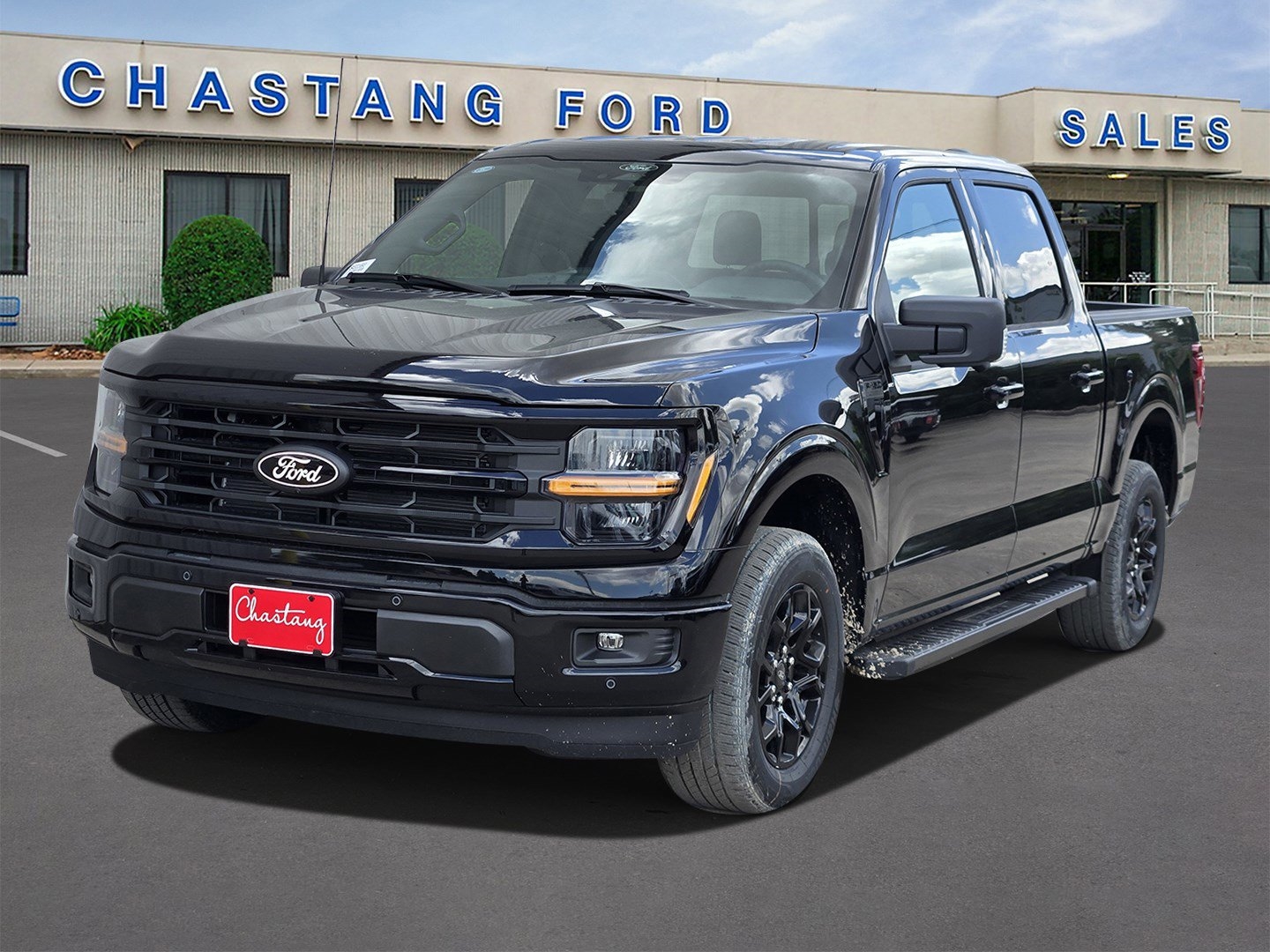 2025 Ford F-150 XLT with Black Appearance PKG in Houston, TX at Chastang Ford
