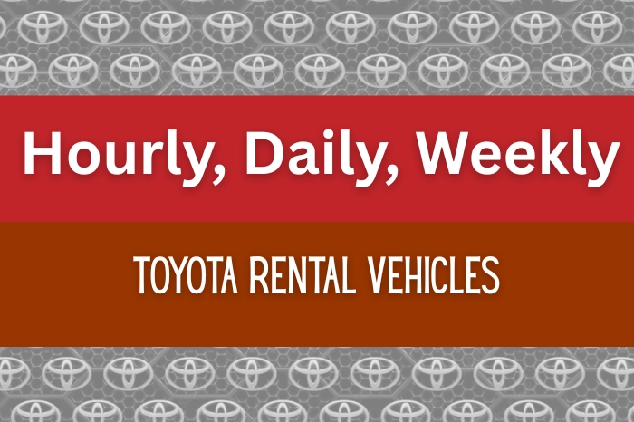 Toyota Rentals Available! 