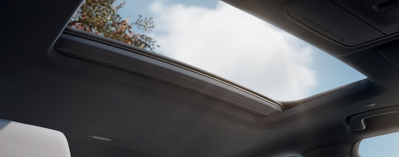 The sunroof in a 2026 Honda CR-V Hybrid.