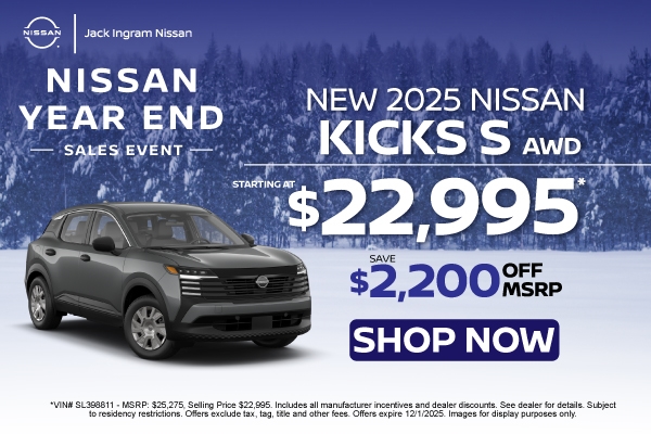 2025 Kicks SV Special