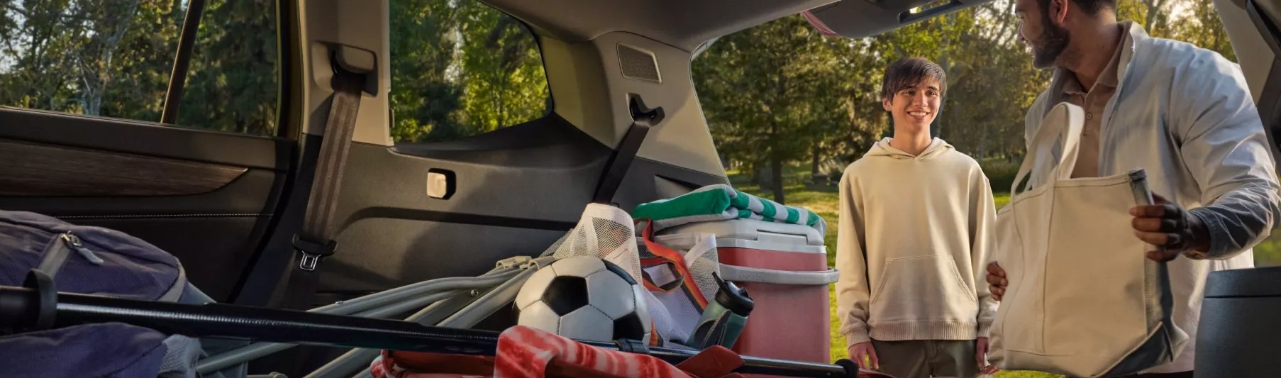 Interior Cargo of New Volkswagen Atlas at Team Gillman Volkswagen of Kingwood - near Dayton, TX