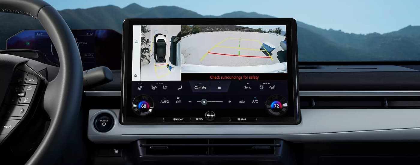 Infotainment screen in a 2026 Subaru Solterra