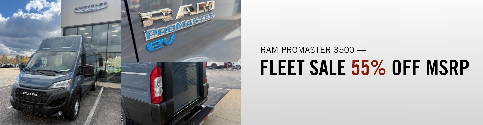 RAM Promaster 3500 Fleet Sale