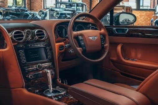 Interior of a Bentley  