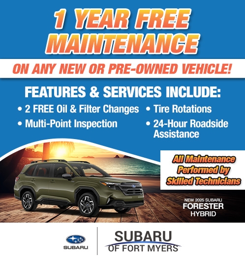 Subaru of Fort Myers new SRPs banner