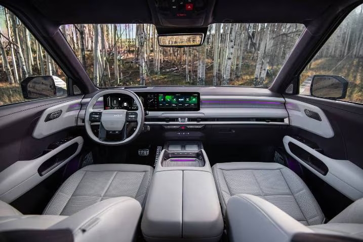 2027 Kia Telluride interior with relaxation seats