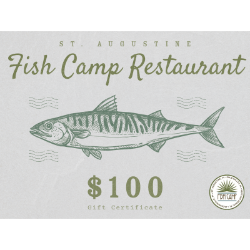 $100 St. Augustine Fish Camp Gift Card