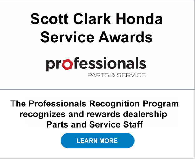 Scott Clark Honda Service Awards Professionals