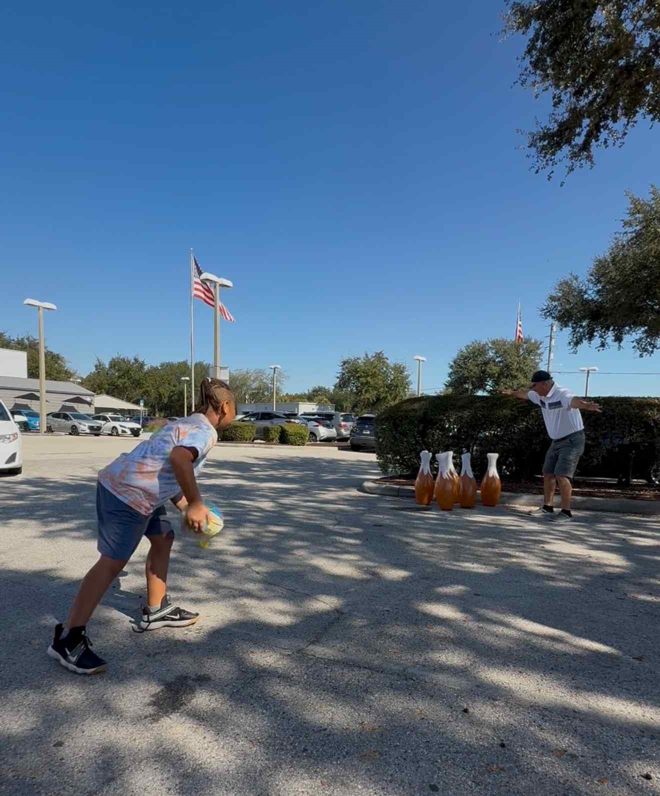 Bowling for Turkeys at Wesley Chapel Nissan
