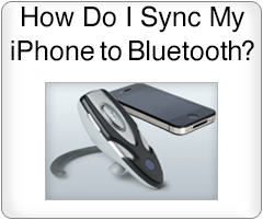 How do I sync my iPhone to bluetooth?