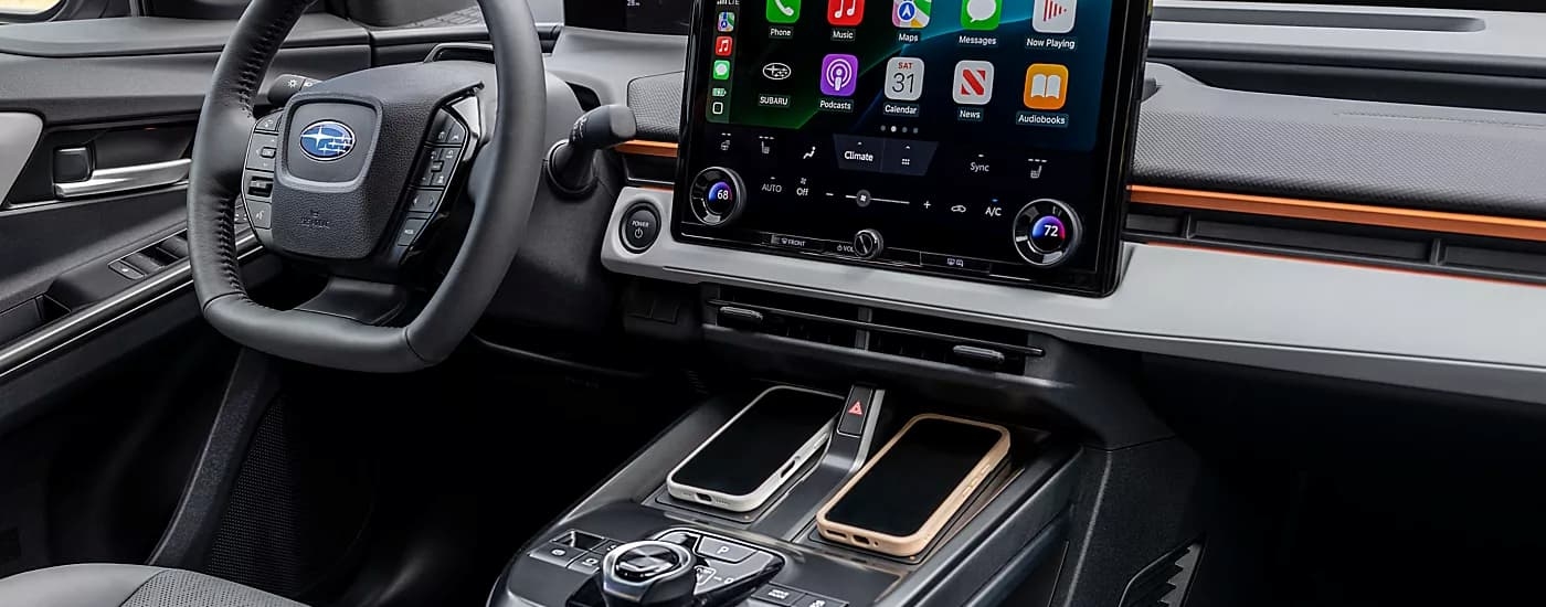 Infotainment screen and center console in a 2026 Subaru Uncharted