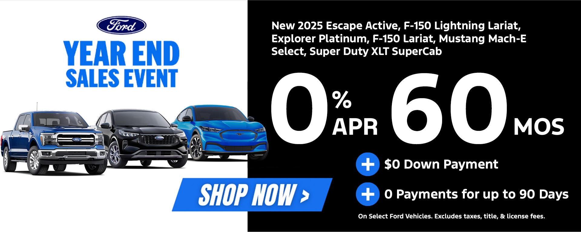 New Ford Vehicle Specials