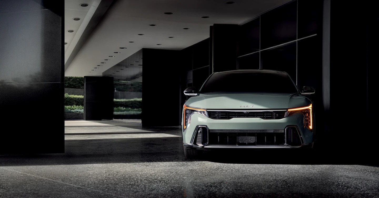 Happy driver in first car