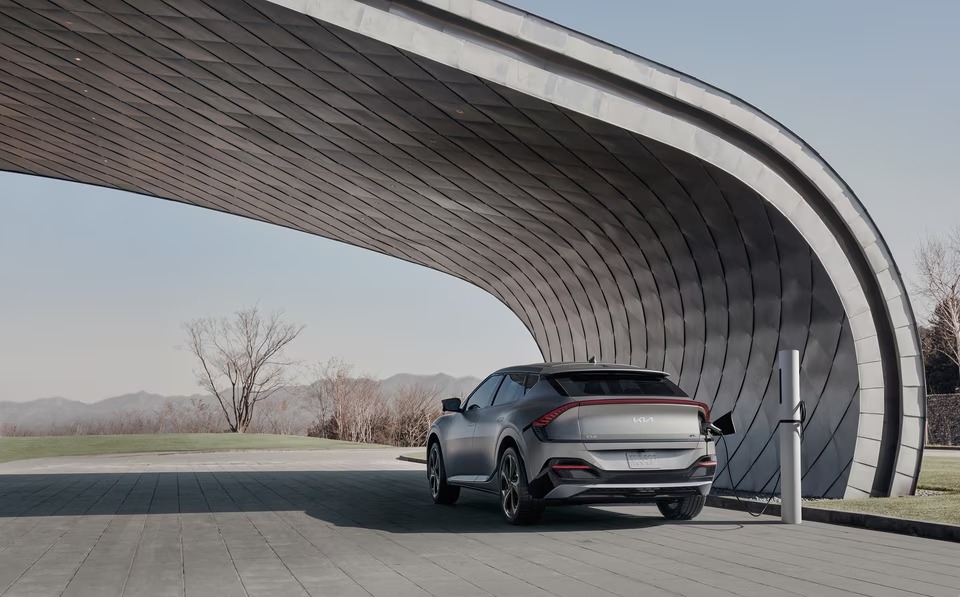 Happy driver in first car