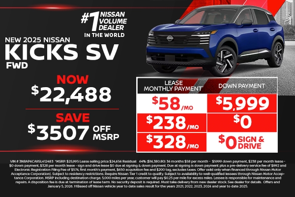 2025 Kicks SV Special