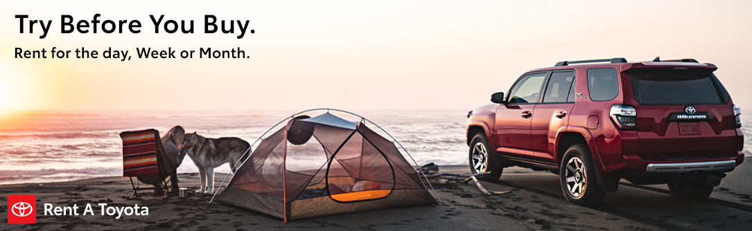 Try Before You Buy Toyota Rent a Car