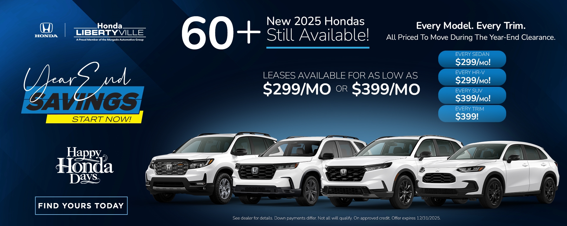 Leases Starting At $299 per Month