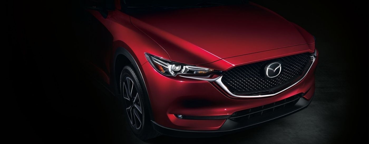 Front of a red 2018 Mazda CX-5