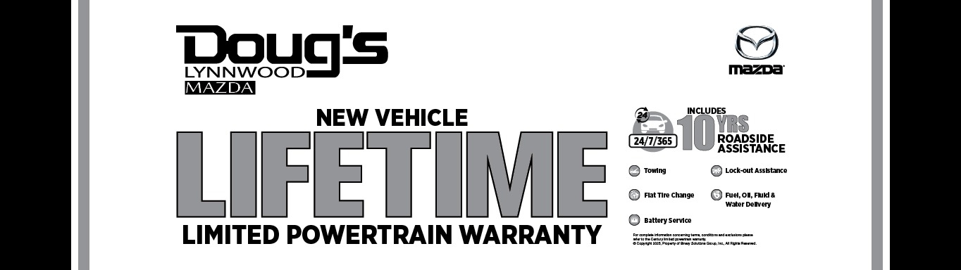 Lifetime Limited Powertrain Warranty