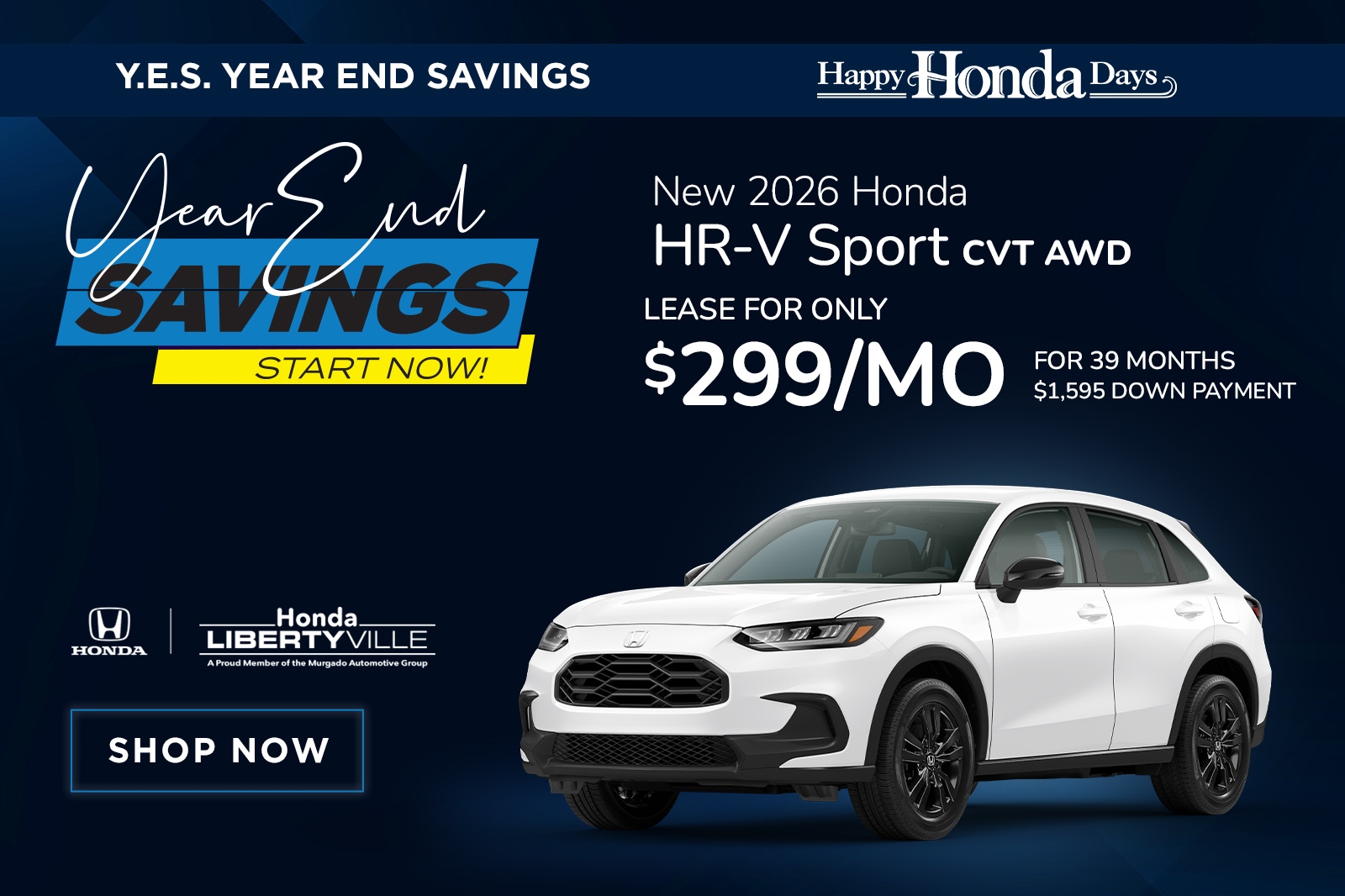 Lease for only $299/mo for 39 months