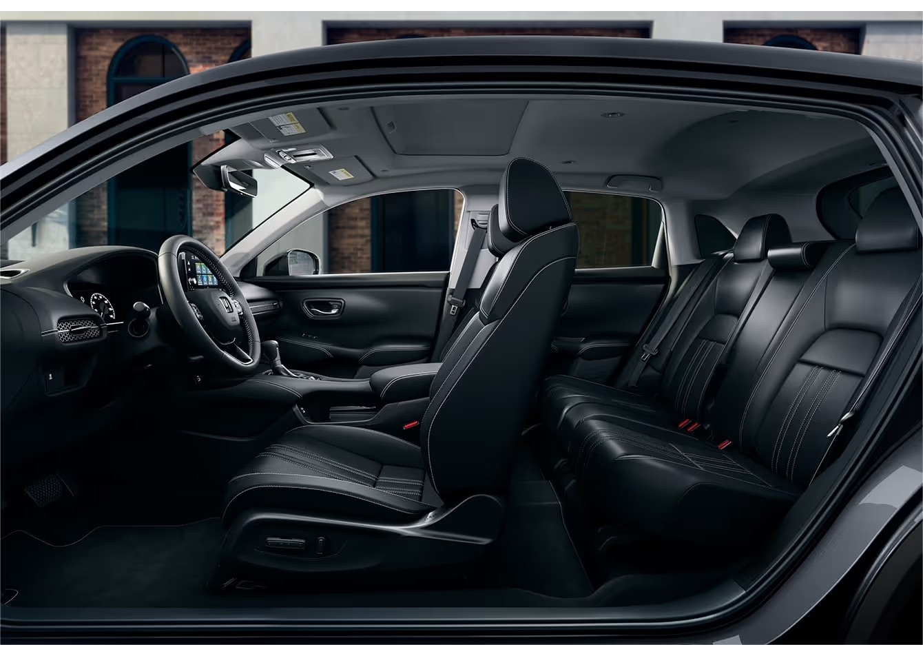 2026 Honda HR-V cutaway view showing the entire interior space