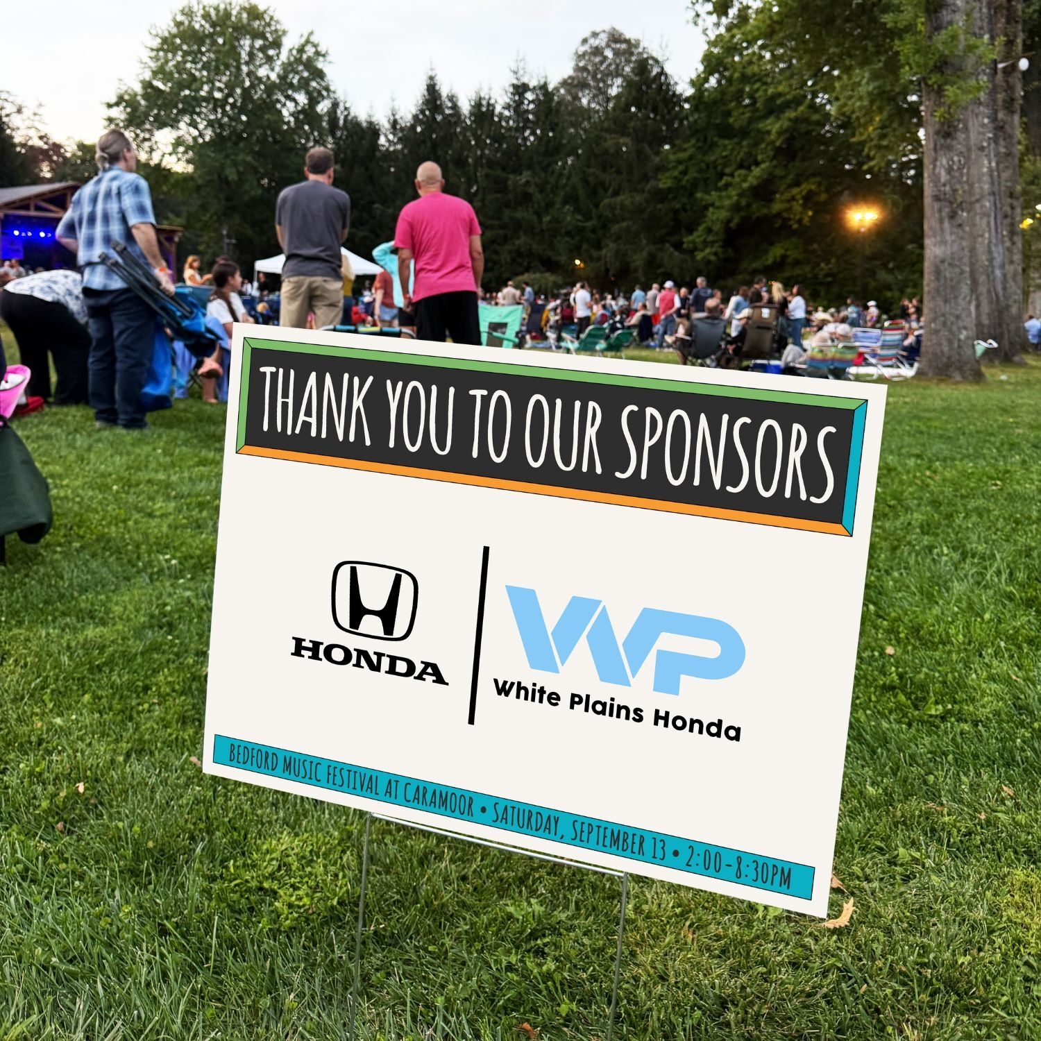White Plains Honda at the Bedford Music Festival