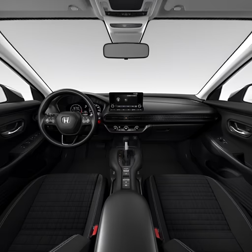2026 Honda HR-V LX Black Cloth interior view