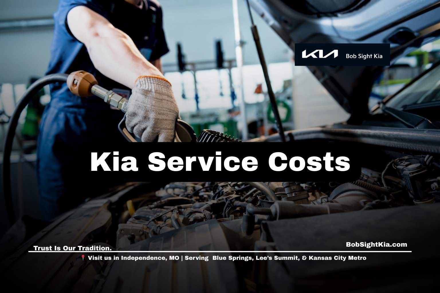 Kia service and maintenance support for Independence and Kansas City Metro drivers at Bob Sight Kia