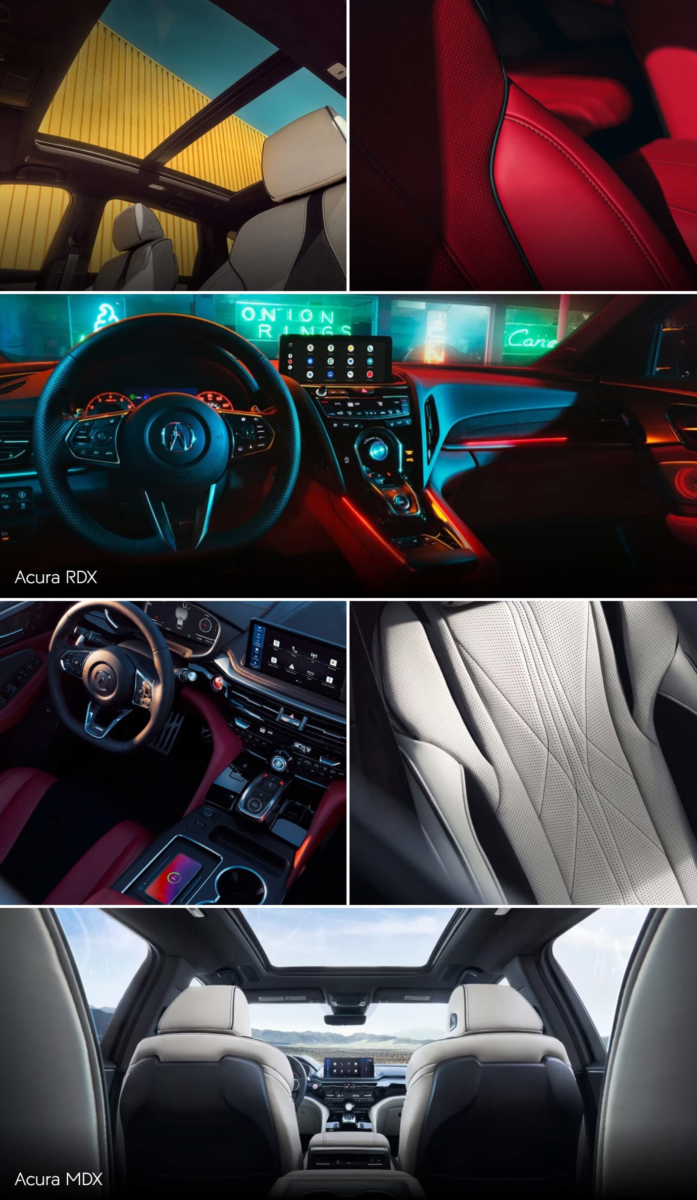 Acura MDX vs. Acura RDX Interior Roominess