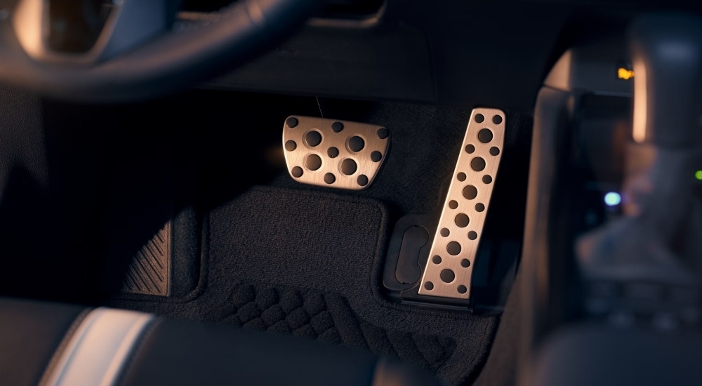 Pedals in a 2026 Toyota Camry XSE