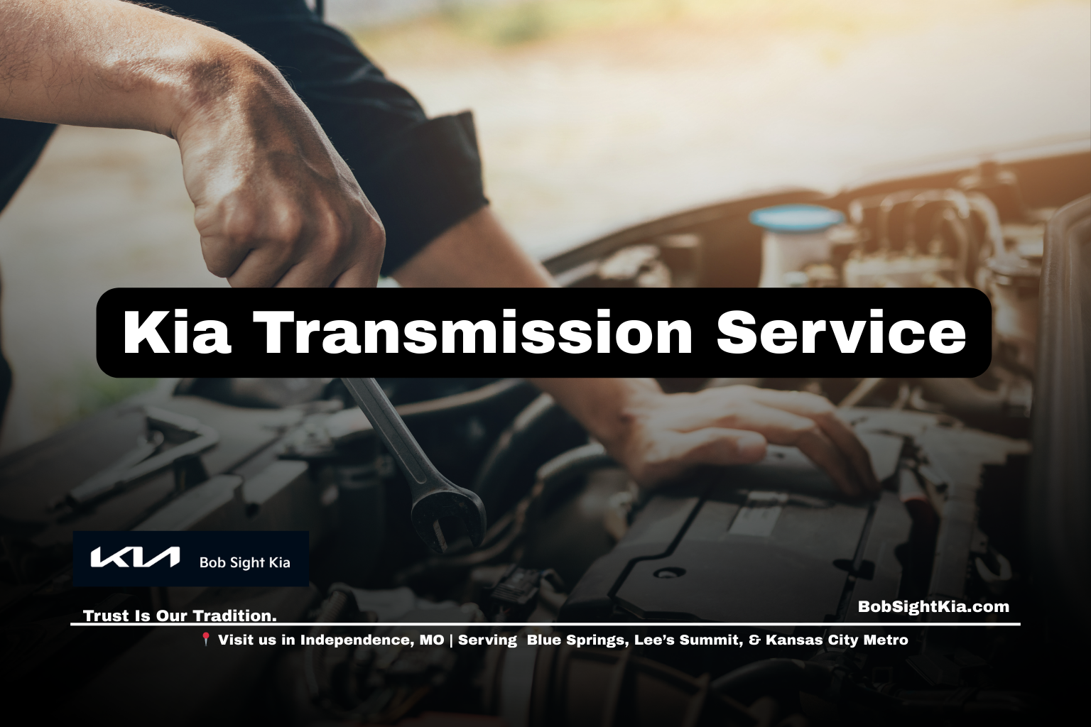 Kia transmission service and fluid change for Kansas City Metro drivers at Bob Sight Kia in Independence Missouri