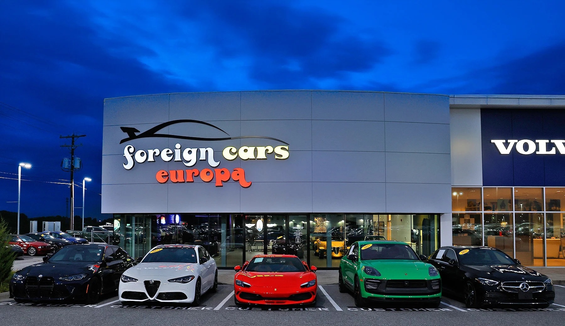 Foreign Cars Europa Showroom
