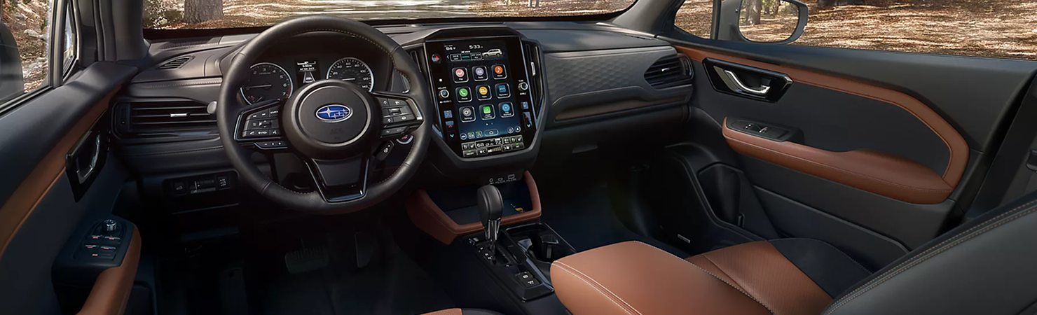 2026 Subaru Forester spacious interior dashboard and cabin