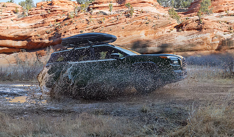 Subaru Outback demonstrating all-wheel drive capability