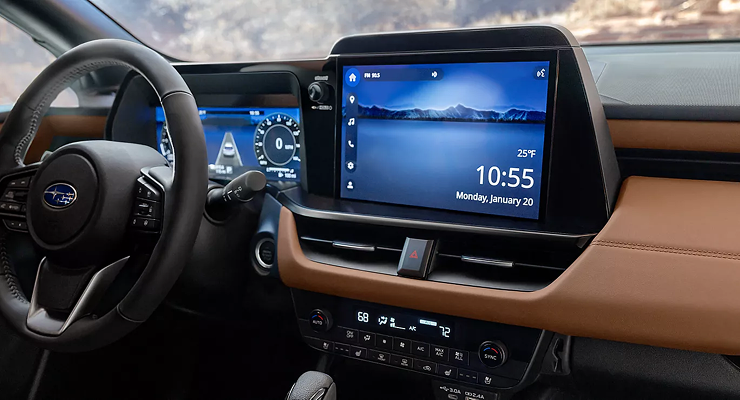 Subaru Multimedia System 12.1-inch touchscreen display