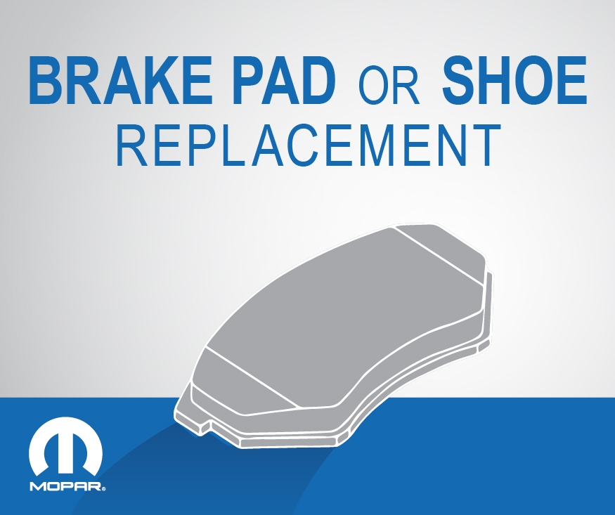 Mopar Brake Pad <br> Or Shoe Replacement