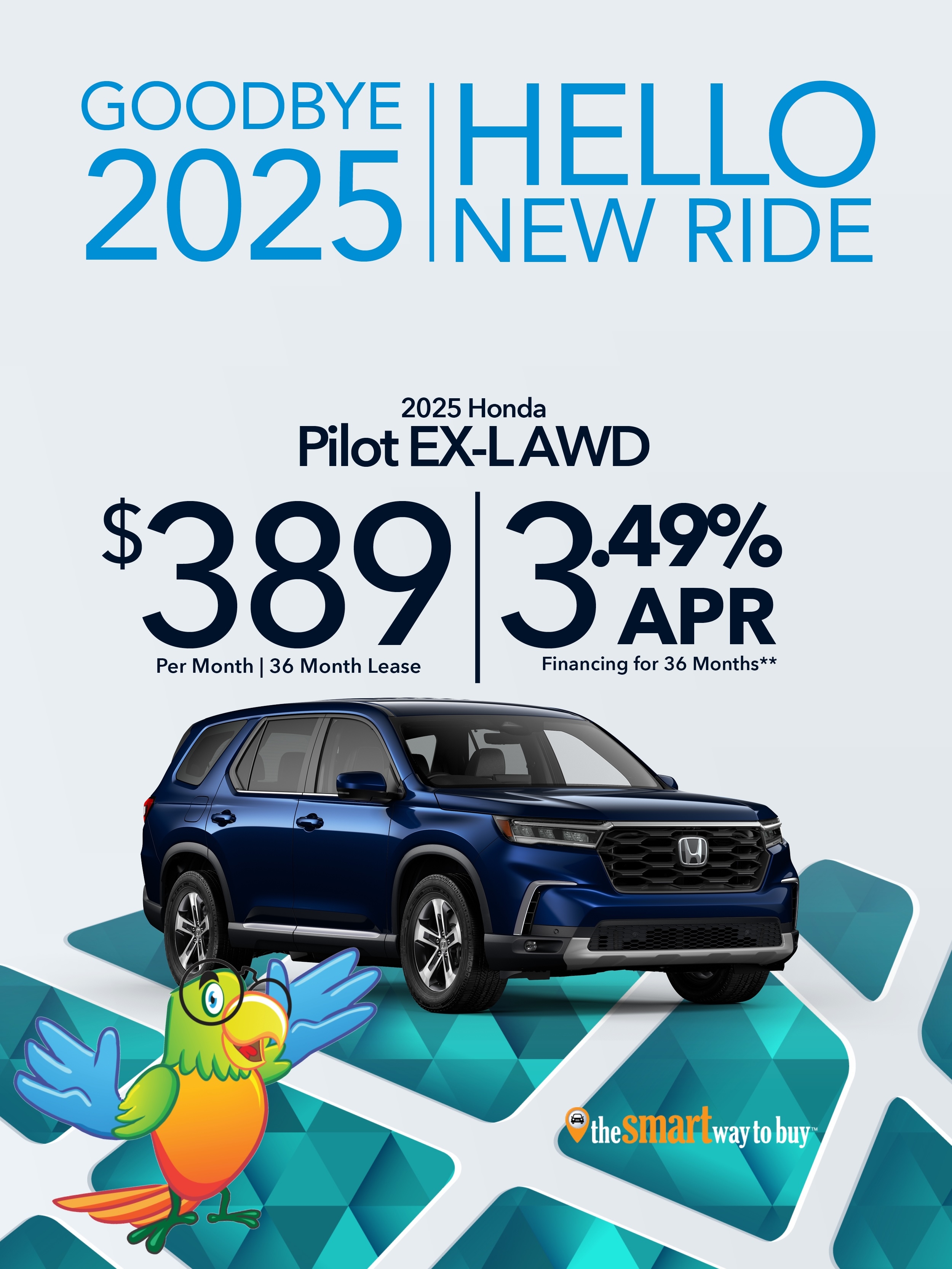 2025 Pilot EX-L AWD