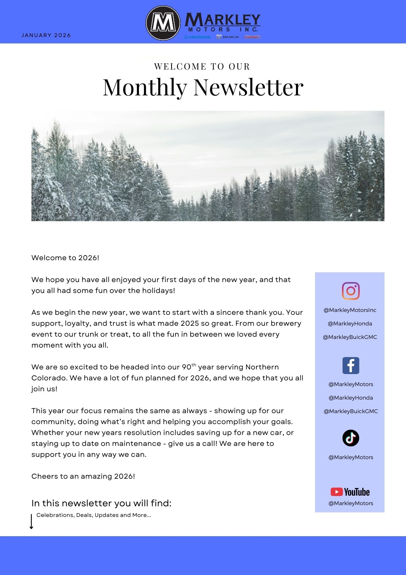 Newsletter Page 1