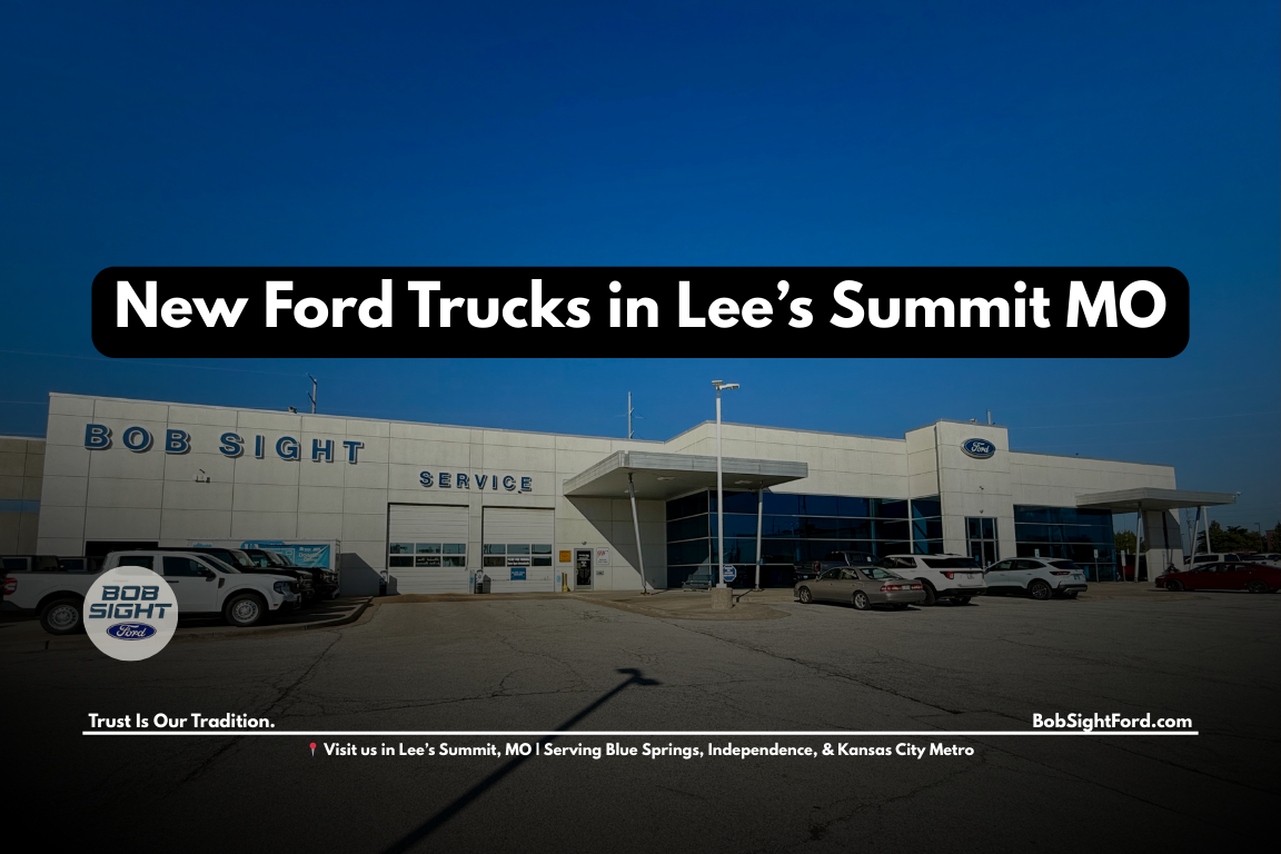 New Ford trucks for sale in Lee’s Summit Missouri at Bob Sight Ford compared to Kansas City dealers