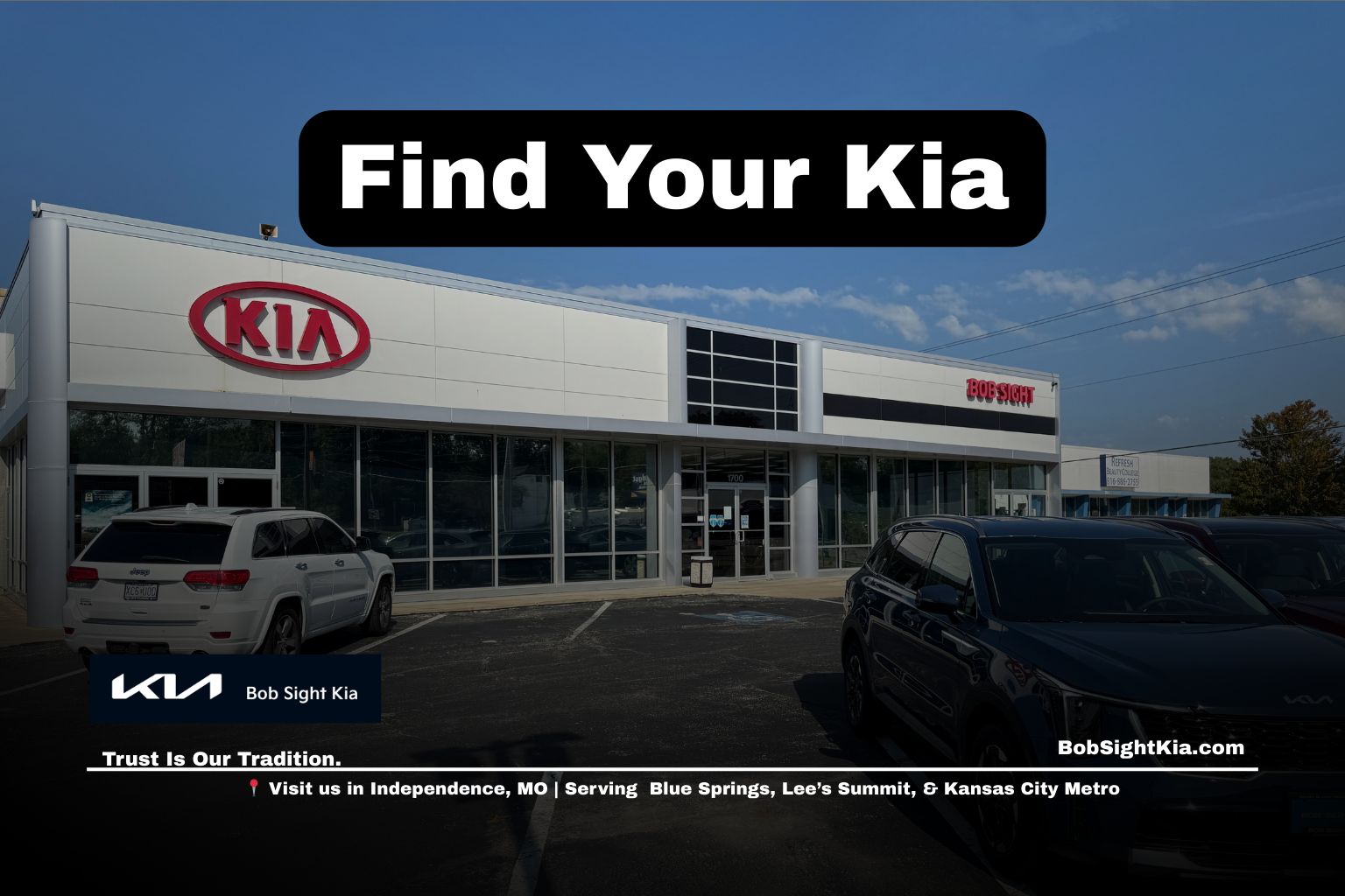 New Kia vehicles for sale at Bob Sight Kia in Independence Missouri serving Raytown and the Kansas City Metro
