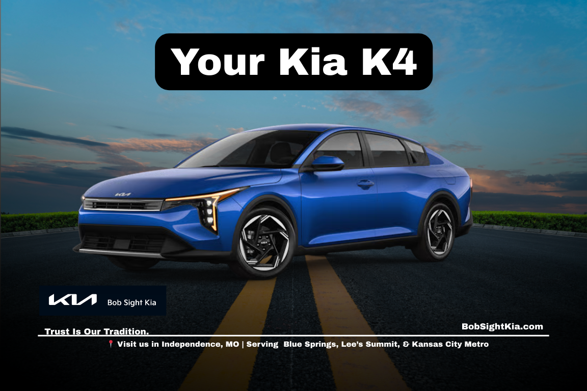 Kia K4 sedan for sale at Bob Sight Kia in Independence Missouri serving the Kansas City Metro
