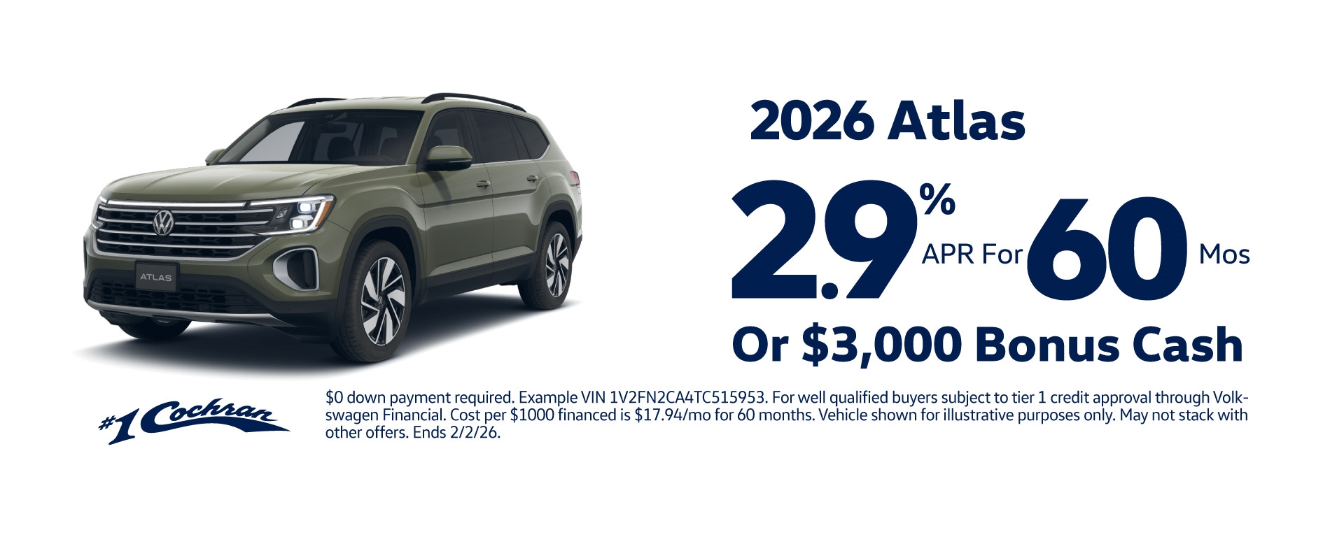 #1 Cochran Volkswagen North Hills