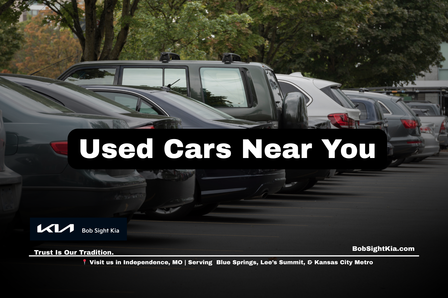 Used cars for sale at Bob Sight Kia in Independence Missouri serving Oak Grove and Kansas City Metro drivers