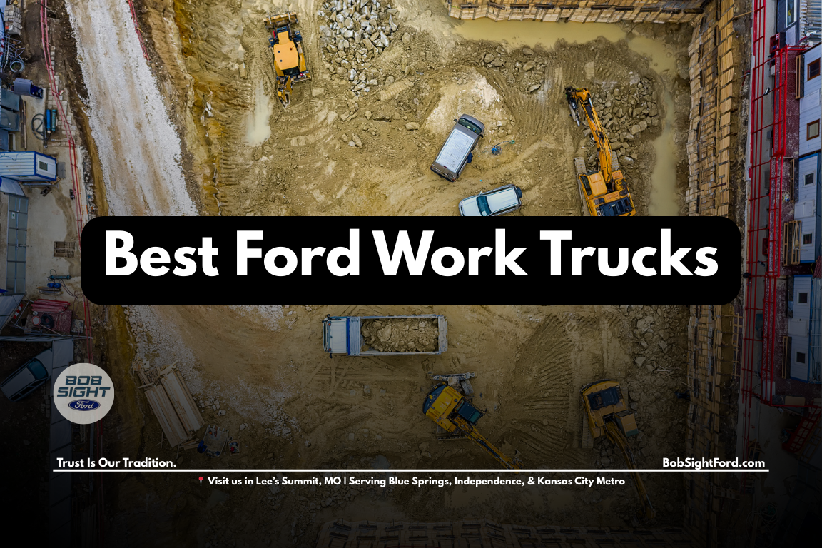 Best Ford truck for construction and trades in Missouri at Bob Sight Ford in Lee’s Summit serving Kansas City Metro drivers