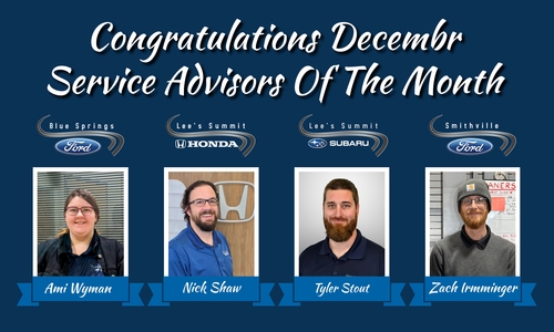 December Advisor of the Month