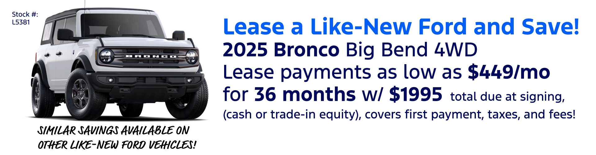 Bronco Lease Desktop