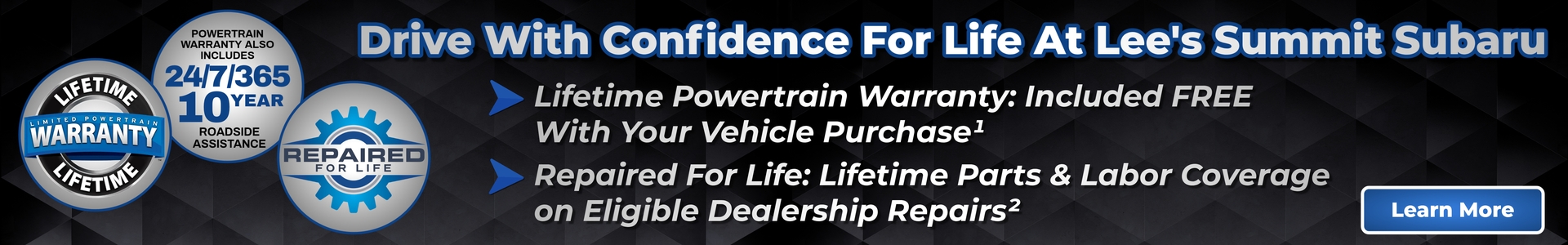 Drive With Confidence For Life at Lee's Summit Subaru