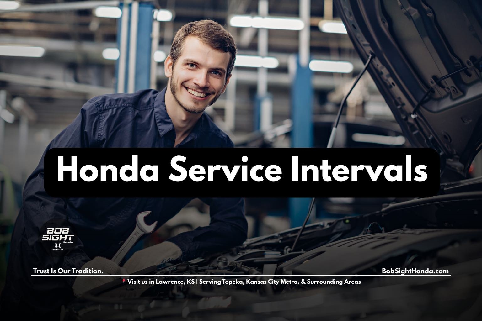 Honda service intervals for stop-and-go driving in Lawrence KS at Bob Sight Honda serving Douglas County drivers