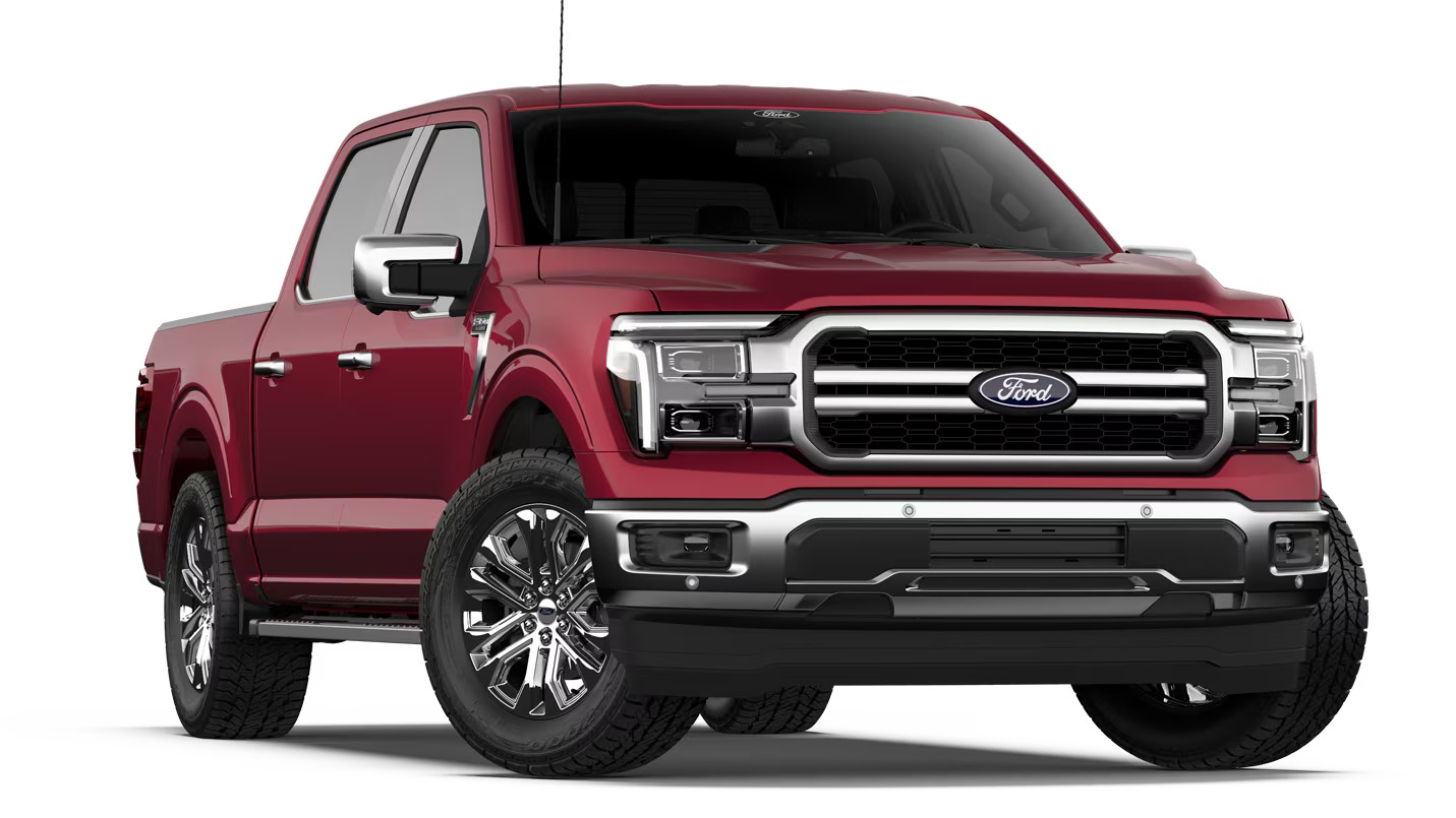 red 2026 ford F-150 truck