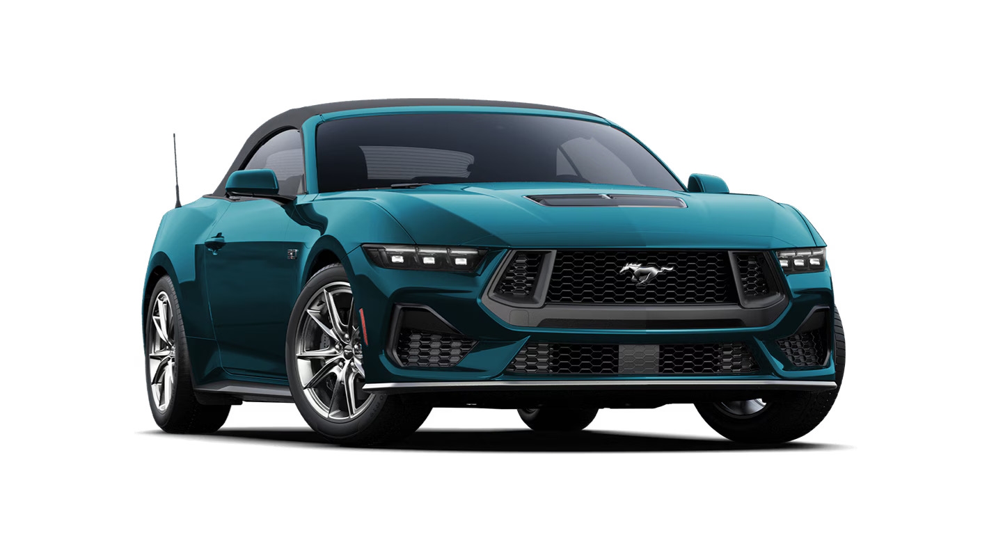 blue 2026 ford mustang